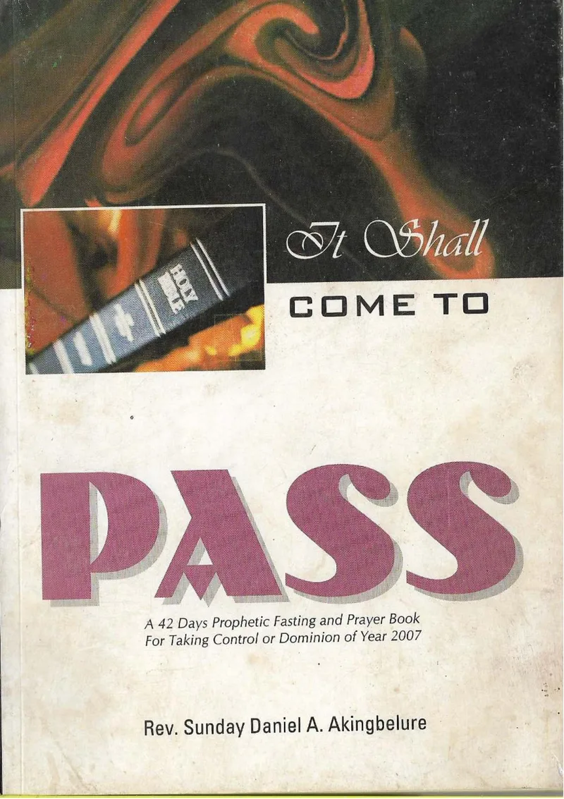It Shall Come To Pass