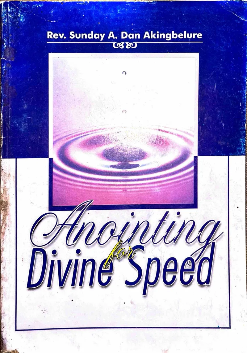 Anointing For Divine Speed